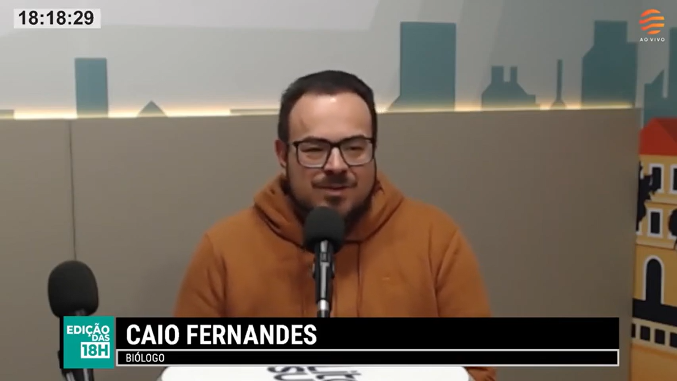Entrevista Biólogo Caio Fernandes - Rádio Litoral Sul - Edição das 18h